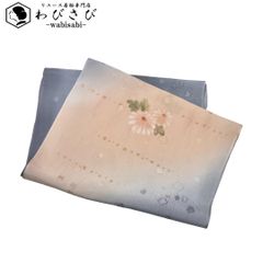 付下げ 鳥獣戯画 手描き 寿光織 薄緑色 しつけ糸 K-3566 - メルカリ