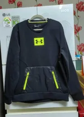 105-110 UNDER ARMOUR アンダーアーマー メンズ長袖Tシャツ XL/サミットクルーNEO₍ネオ)