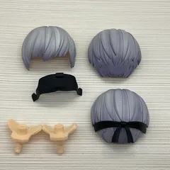 現状品　ねんどろいど NieR:Automata 9S（ヨルハ九号S型）髪パーツ　ヘアパーツのみ　後頭部パーツ2種付き　使用感小傷あり　ショートヘア　男の子　銀髪　ニーアオートマタ　写真にあるもののみバラ売り不可