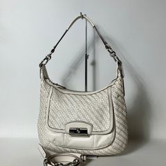 COACH コーチ ショルダーバッグ ツイード レザー スエード 2129 - メルカリ