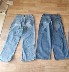 デニム ワイド 起毛 デニム パンツ 2点 まとめ