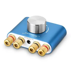 Nobsound NS-01G Pro パワーアンプ bluetooth 5.0 100W アンプ スピーカー HiFi オーディオ 電源付き (ブルー) 1のサムネイル