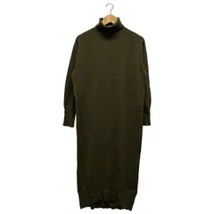 SLOBE IENA(スローブイエナ) 20040912100030 ウォッシャブルホールガーメントニットワンピース レディース オリーブ FREE