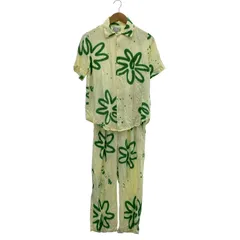 SUKU HOME (スクホーム) ★★ ② 24SS LIMELIGHT サマーナイトパジャマ バンブーレーヨンセットアップ レディース イエロー XS