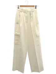 Sea Room lynn (シールームリン) ★★ ①② 001240080 パウダリーツイルカーゴスラックス レディース ホワイト S