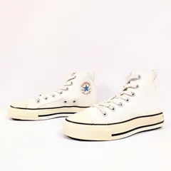 定番ブランド◎【CONVERSE】コンバース スニーカー ハイカット シューズ 4O 2U ALLSTAR オールスター カジュアル おしゃれ ロゴ ライン ユーズド加工 シンプル レディース 白 ホワイト 23.5cm /M39663HH