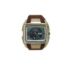 ディーゼル DIESEL レザー  スクエア 腕時計 メンズ 表記無 