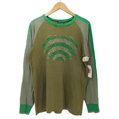 ディーゼル DIESEL 00s Y2K 5DSL ラグラン マルチカラー L/S カットソー メンズ import：S 