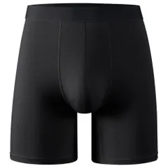 メンズ ボクサーパンツ 3分丈 ロング丈 レーヨン インナー アンダーウェア ストレッチ素材 快適 フィット 無地 シンプル 前閉じ 前開き 大きいサイズ ms-025