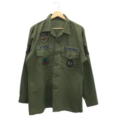U.S.AIR FORCE (ユーエスエアフォース) ① ファティーグユーティリティシャツ レディース オリーブ -