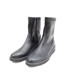 【未使用】ダイアナ DIANA WELLFIT ウェルフィット ショートブーツ 日本製 ストレッチ ブラック KW63658Y 22.5cm