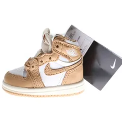 NIKE (ナイキ) TD Air Jordan 1 Retro High OG Praline エアジョーダン 1 レトロハイオージー プラリネ ハイカットスニーカー ベージュ US2C/8cm FN6623-201 キッズ
