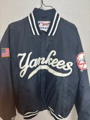 マジェスティック NEW YORK ヤンキース 野球 アウター ネイビー