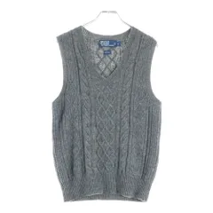 POLO RALPH LAUREN (ポロラルフローレン) Vネック ウール ケーブルニット ベスト