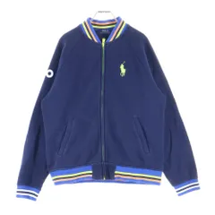 POLO RALPH LAUREN (ポロラルフローレン) ポニー刺繍 コットン ジップアップ ジャケット ブルゾン ネイビー