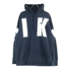 NIKE (ナイキ) NSW SC FLEECE HOODIE PO ロゴプリント フリース スウェットプルオーバーパーカー ブラック CQ0242-010