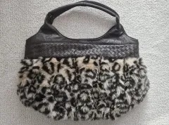 レオパード ホーピ ファー バッグ / オネ ギャル y2k