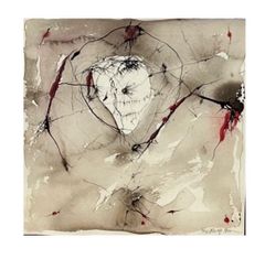 宮腰潤 「セーヌ川/ポン・マリー橋(パリ)」油彩 10号 風景画 1978年