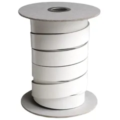 日本紐釦貿易(Nippon Chuko) 本革 ヌメ革テープ 20mm巾 長さ10m巻 白 MTLS1020-0 [ホワイト] [徳用10m巻]