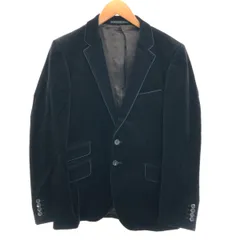 PS by PAUL SMITH ピーエスバイポールスミス 2Bベロアジャケット サイズ:表記なし コットン×ポリエステル/日本製    ブラック メンズ / 240001174609