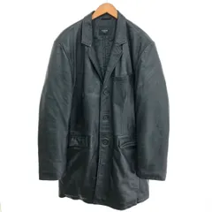 Liugoo leathers リューグーレザー レザーダウンコート サイズ:3L     ブラック メンズ / 240001178515