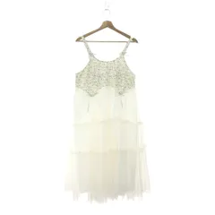 merry jenny メリージェニー petit flower チュールキャミワンピース サイズ:F 完売品/25SS    ホワイト レディース / 240001179296