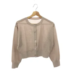 JUSGLITTY ジャスグリッティー ドルマンシアーカーディガン サイズ:2 ラメ 25SS   ピンク レディース / 240001179349