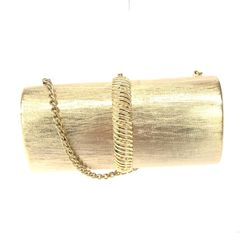RODO Metal Chain Clutch Bag, Gold Color, Women's / 240001179501