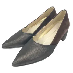 fitfit フィットフィット パンプス 22.0 素材切替/スウェードレザー    ブラウン レディース / 240001179718