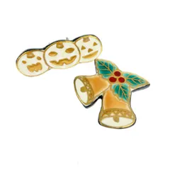 GO!FUKU 五福 帯留め 2点セット  クリスマスベル・ハロウィンパンプキン    マルチカラー レディース / 240001179829