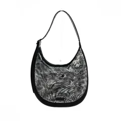 CHARLES&KEITH チャールズ&キース ハンドバッグ ワンショルダーバッグ  メッシュ    ブラック レディース / 240001180048