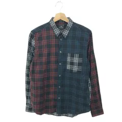 PS by PAUL SMITH ピーエスバイポールスミス 長袖チェックシャツ サイズ:M コットン/日本製    ブラック/マルチカラー メンズ / 241005005754