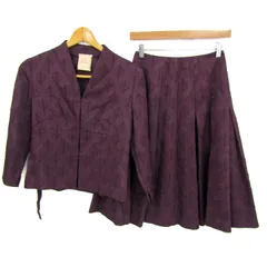 シビラ セットアップ 上下セット ジャケット ロングスカート レディース L/Mサイズ パープル Sybilla 【中古】