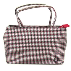 フレッドペリー ハンドバッグ 鞄 カバン ブランド レディース レッド FRED PERRY 【中古】