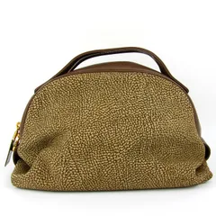 ボルボネーゼ ハンドバッグ 鞄 カバン ブランド レディース ブラウン BORBONESE 【中古】