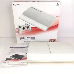 【中古品】SONY PlayStation 3 本体のみ 250GB プレステ3 PS3 ホワイト〇YR-54423〇