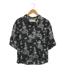 JANE SMITH (ジェーンスミス) ★★ ② 99SH-#817L-AH アロハシャツ レディース ブラック 36