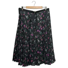 THE IRON (アイロン) R83105-01 プリーツラップスカート レディース ブラック M