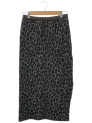 SLOBE IENA (スローブイエナ) ■ ④ 18060912323040 レオパードニットジャガードタイトスカート レディース ブラウン FREE