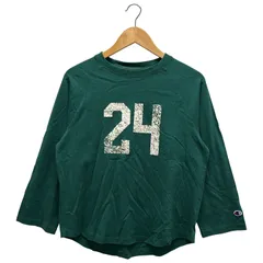 Champion (チャンピオン) ① 24070913003730 SLOBE別注 ラグランカットソー レディース グリーン FREE