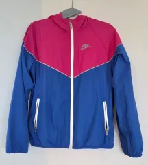 ナイキ ヴィンテージ WHO ウィンドブレーカー ピンク ブルー バイカラー