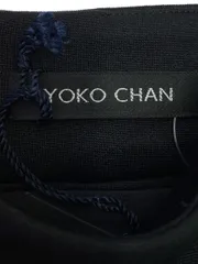 YOKO CHAN (ヨーコチャン) ⑤ YCS-115-023 ストレッチジャージースカート レディース ブラック 36