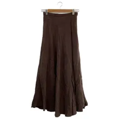 BEAUTY&YOUTH UNITED ARROWS (ビューティーアンドユースユナイテッドアローズ) ① 1624-207-3513 ヴィンテージライクマーメイドフレアスカート レディース ブラウン S