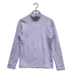 中古 レディース キャロウェイ Callaway 長袖シャツ M 薄紫 裏起毛 ハイネック 軽量