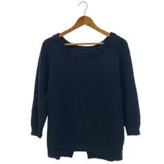 MUSE de Deuxieme Classe (ミューズドゥドゥーズィエムクラス) ① 21080500420010 Lily Linen アゼ プルオーバーニット レディース ブラック FREE