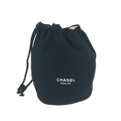 CHANEL シャネル 巾着ポーチ/ラ コレクション  キャンバス/ノベルティ/    ブラック レディース / 240001179464