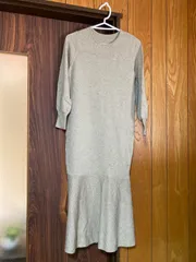 【美品】ノーリーズ　ラメニットワンピ　Sサイズ（36)