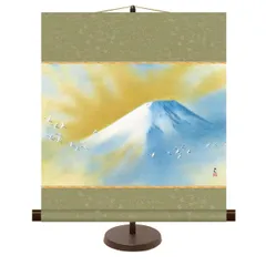 送料無料 和風モダン掛 横山大観 霊峰飛鶴 (れいほうひかく) 高精彩複製画 日本の名画