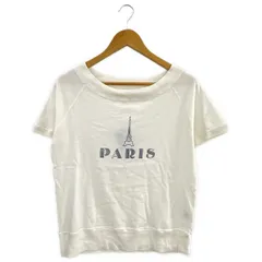 LM ▲ ② PARIS SSカットソー レディース ホワイト ー
