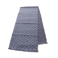 ルイ・ヴィトン LOUIS VUITTON マフラー エシャルプ モノグラム クラシック M78525 ウール エシャルプ モノグラム クラシック メンズ Used A